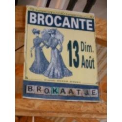 Vintage / Gala - feestkleding / Paarse jurk met zilverdraad