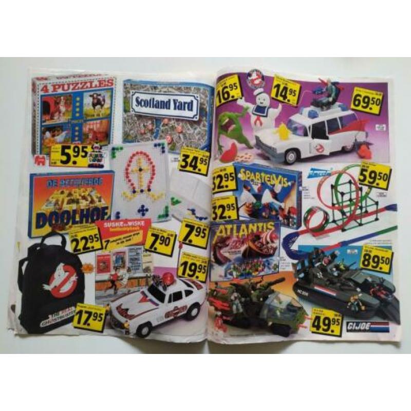 Bart Smit Sinterklaas speelgoed folder '88 Transformers