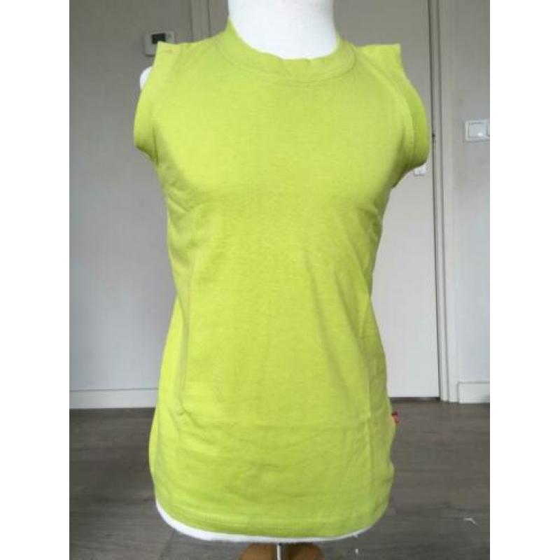 BLUE SEVEN top / shirt olijfgroen NIEUW mt 122 D4