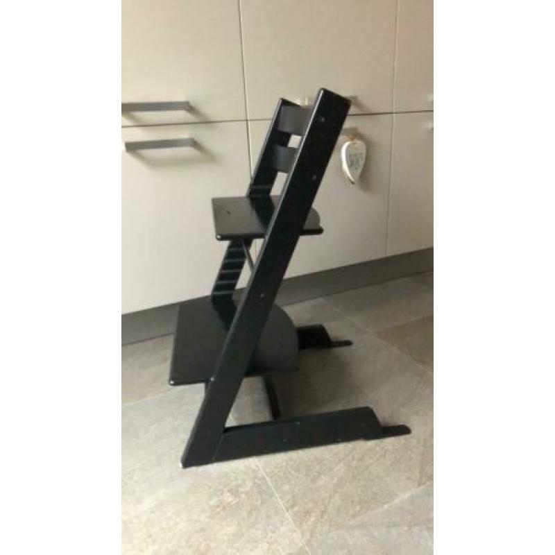 Zwarte Stokke Tripp Trapp kinderstoel