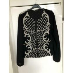 vestje met kraaltjes/studds maat M van Shoeby