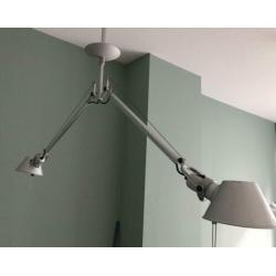 Artemide Tolomeo Due Bracci hanglamp aluminium