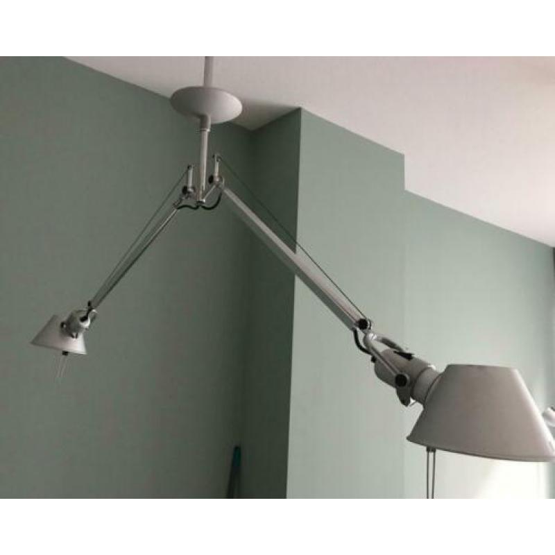 Artemide Tolomeo Due Bracci hanglamp aluminium