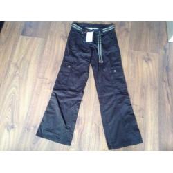 Nieuwe bruine broek maat 36 met riem