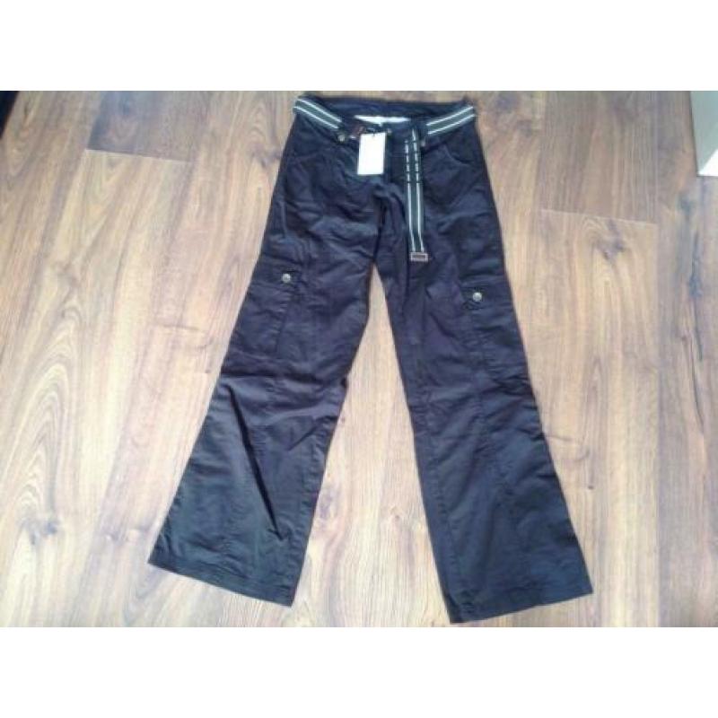 Nieuwe bruine broek maat 36 met riem