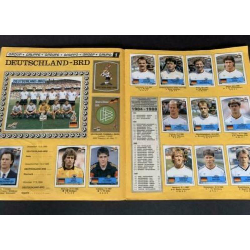 Panini Euro 88 compleet plakboek met uitslagen goede staat