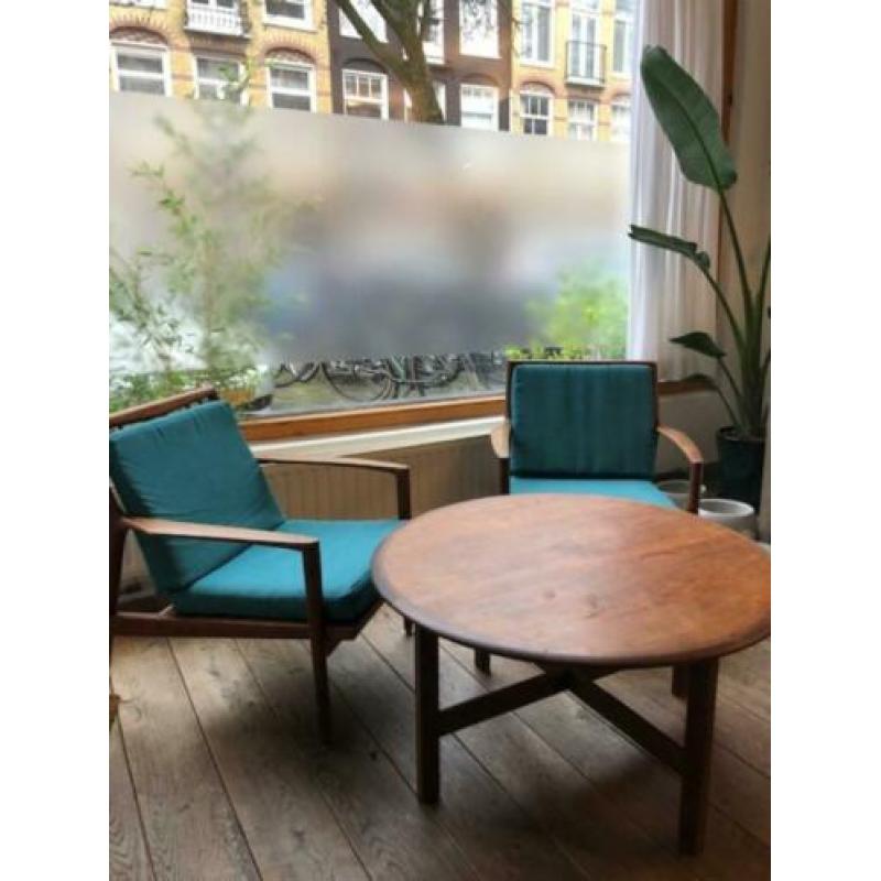 Set vintage fauteuils + tafel / Deens