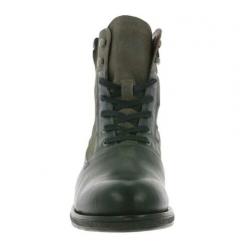 YELLOW CAB - leren halfhoge Tucker boots Grey - maat 45