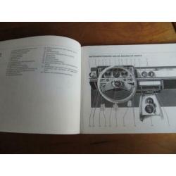 Instructieboek Opel Kadett, Ascona, Manta, Rekord 9-1979