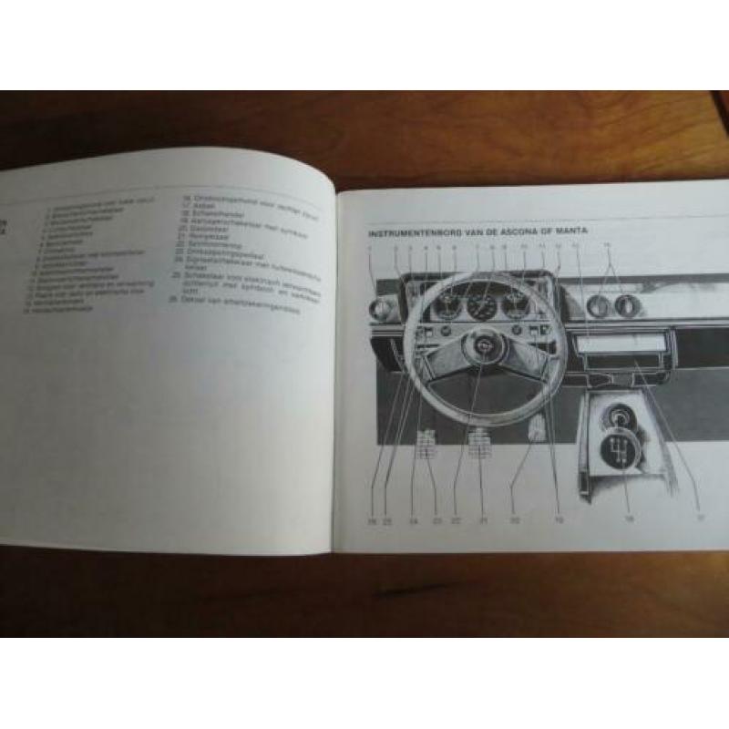 Instructieboek Opel Kadett, Ascona, Manta, Rekord 9-1979