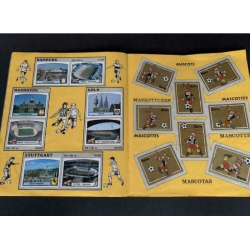 Panini Euro 88 compleet plakboek met uitslagen goede staat