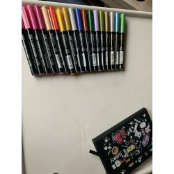 Brushpens (ecoline, tombow, zig)