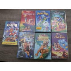 7 stuks disney classics op vhs