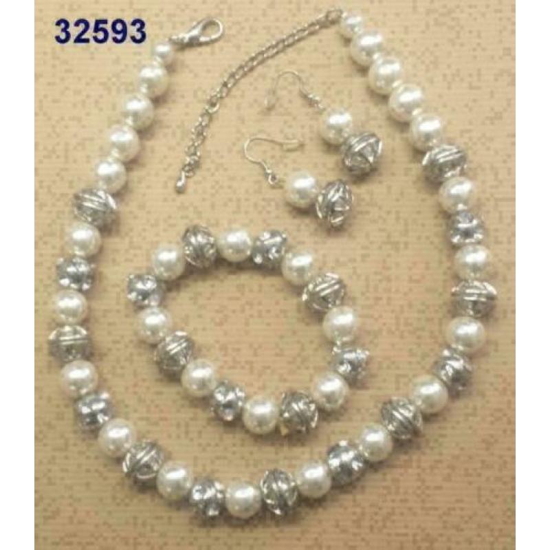 Feestelijke 3-delige sieradensets (-70% !) ~ 32590