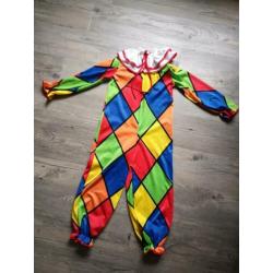 Clownspak mt 128 met pruik