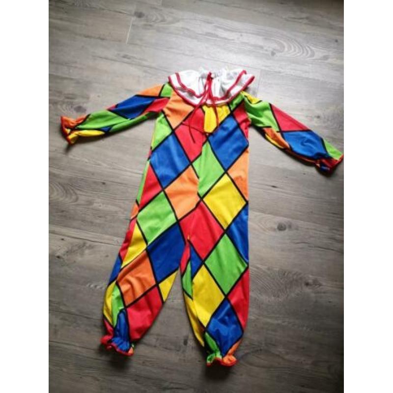 Clownspak mt 128 met pruik