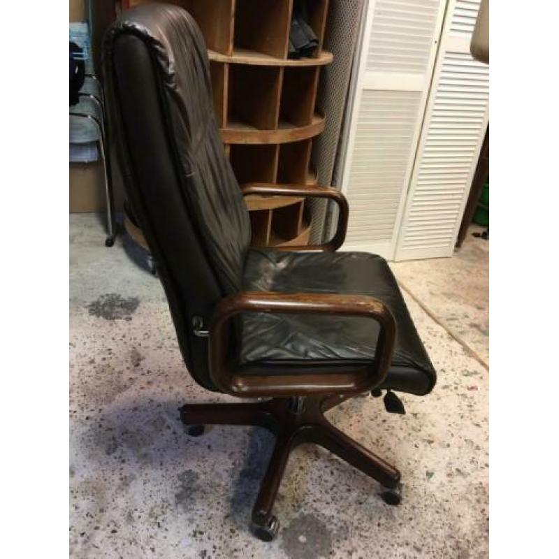 Vintage Sitag swivel luxe bureaustoel
