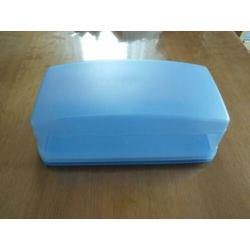 blauw, tupperware