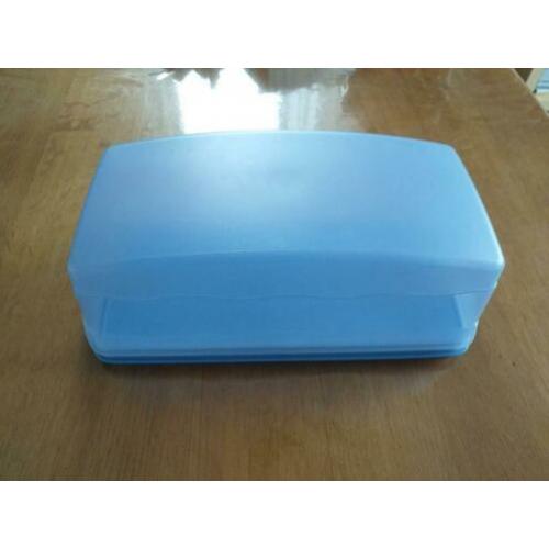 blauw, tupperware