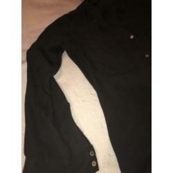 Nieuw. Zwarte transparante blouse ONLY. Maat M