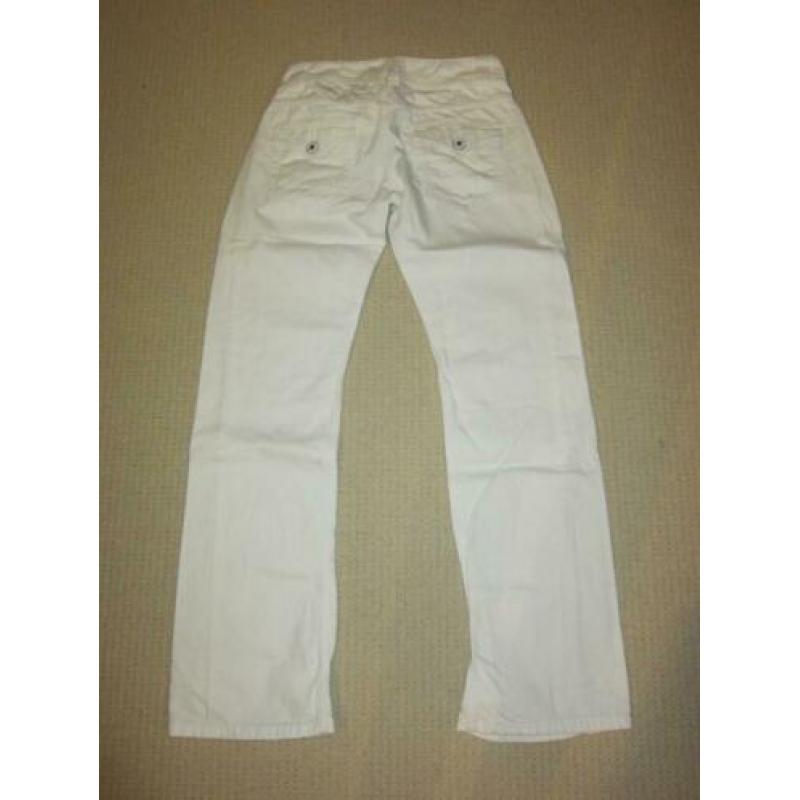 witte spijkerbroek van edc esprit, maat 34 regular