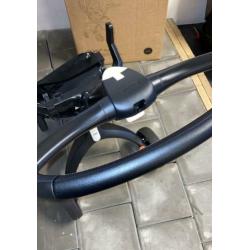 Stokke Xplory V5 Black zgan / zwart leren handvat / Compleet