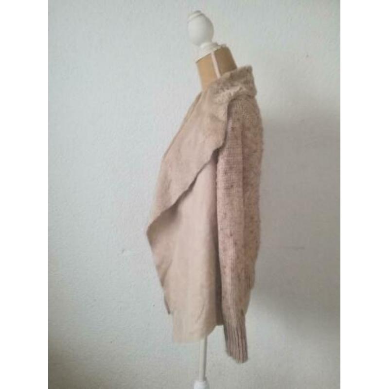 Orsay Cardigan wolmix met heerlijk zacht bont, maat M/38/40