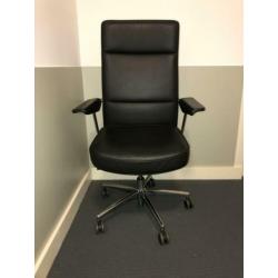 Thonet leren bureaustoel