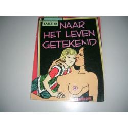 lauzier naar het leven getekend hard-cover eerste druk 1980