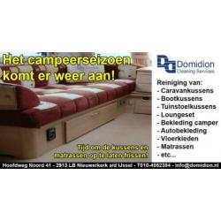 Uw caravankussens weer fris voor het kampeerseizoen!