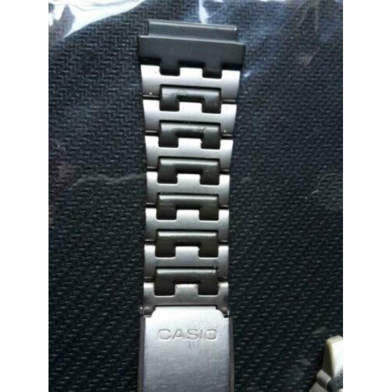Nieuwe Ongebruikte Origineel Casio Stalen Horloge band 18 mm