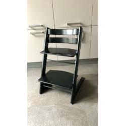 Zwarte Stokke Tripp Trapp kinderstoel