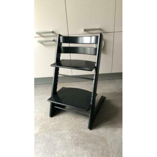 Zwarte Stokke Tripp Trapp kinderstoel