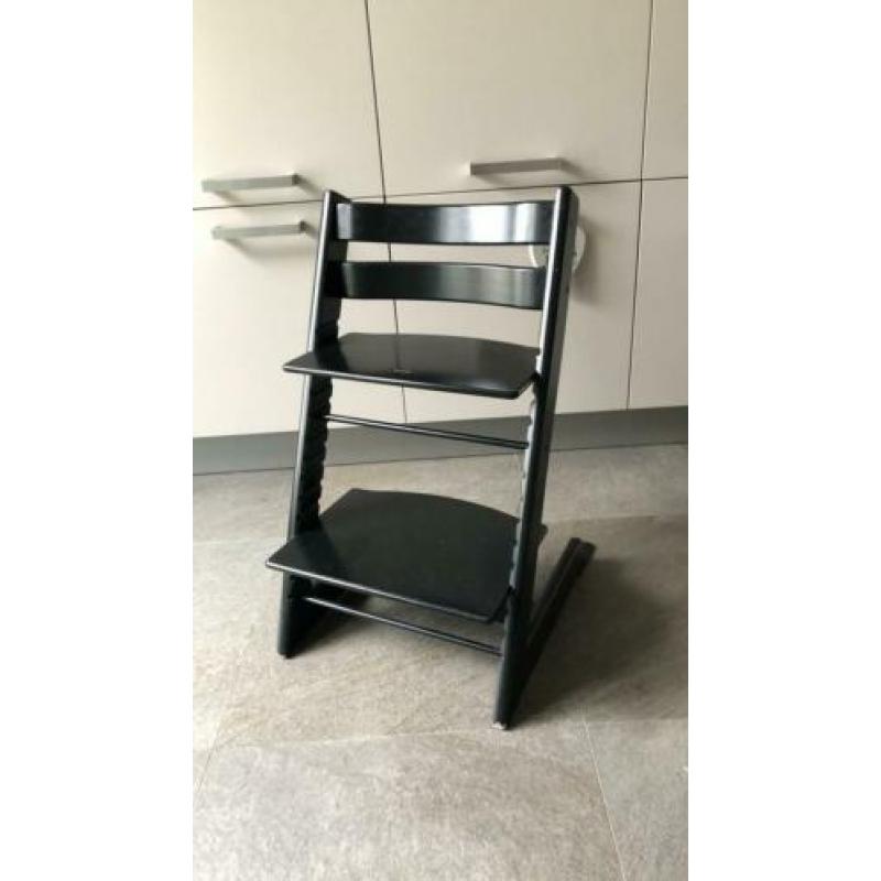 Zwarte Stokke Tripp Trapp kinderstoel