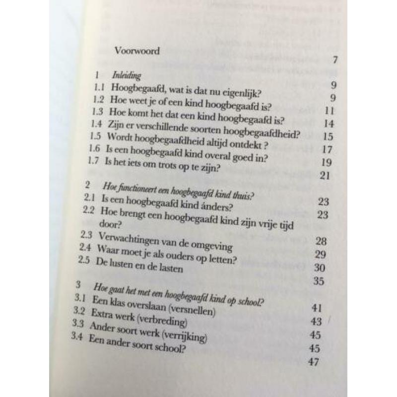 Hoogbegaafde kinderen. Jenny van Zanten.