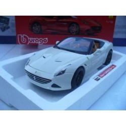 Bburago Signature 1/18 Ferrari California Cabriolet Wit
