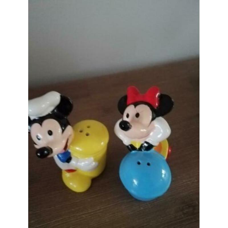 Mickey en Minnie Mouse peper en zout setje
