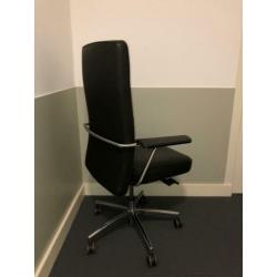 Thonet leren bureaustoel