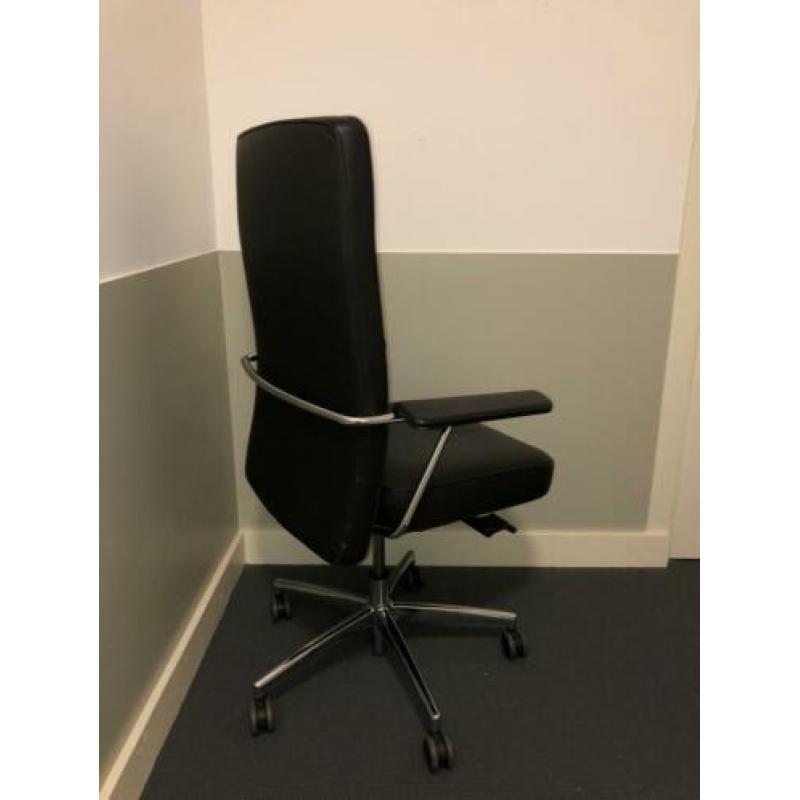 Thonet leren bureaustoel