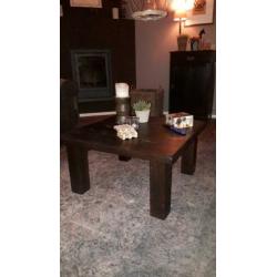 sterke salontafel 4 cm dik blad massief
