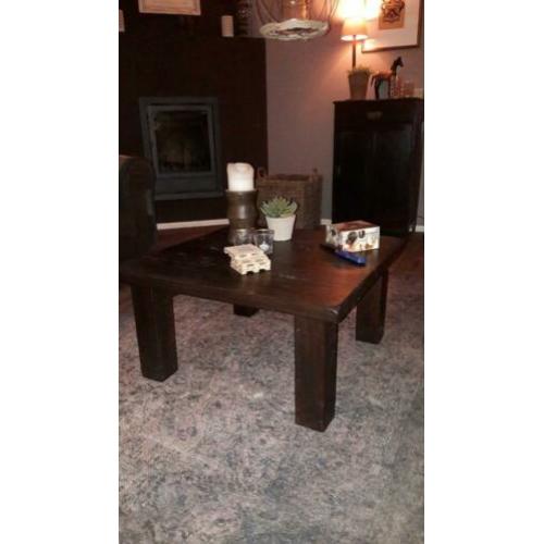 sterke salontafel 4 cm dik blad massief