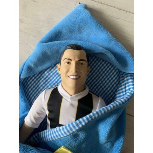 Snoozebaby wikkeldeken blauw.