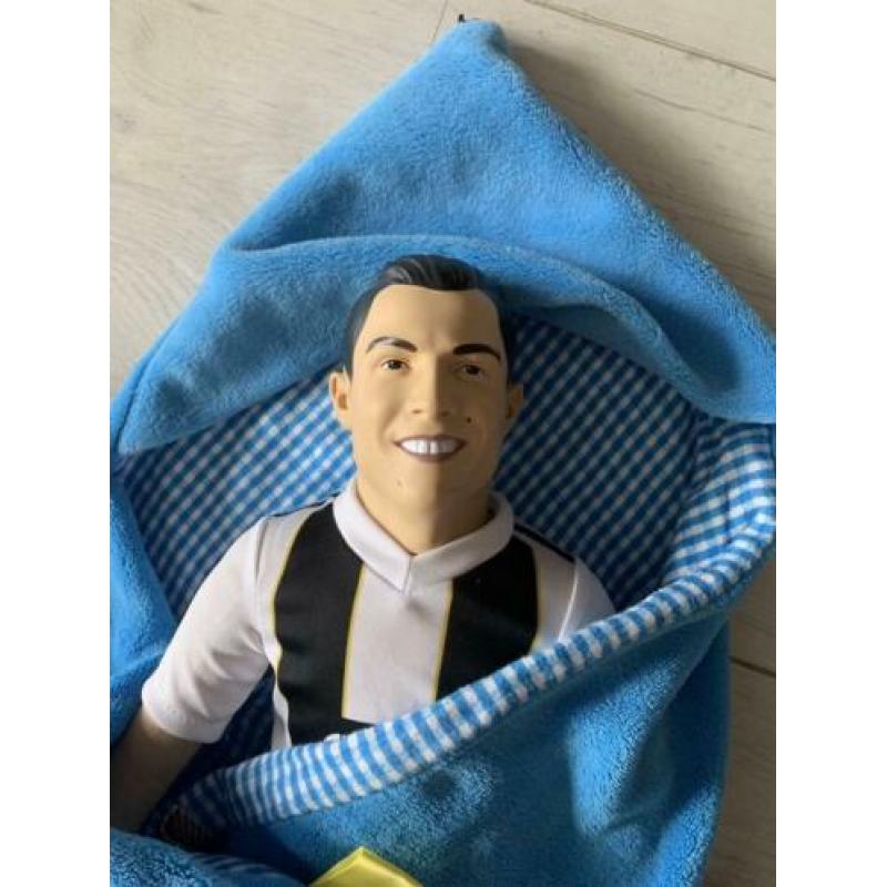 Snoozebaby wikkeldeken blauw.