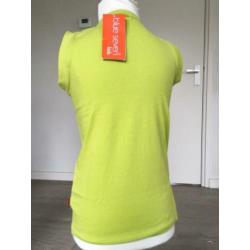 BLUE SEVEN top / shirt olijfgroen NIEUW mt 122 D4