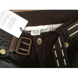 Nieuwe bruine broek maat 36 met riem