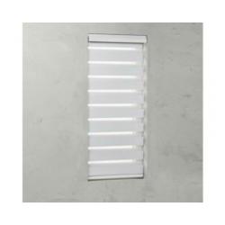 Duo Rolgordijn Cassette 80x130cm Wit Licht doorlatend.