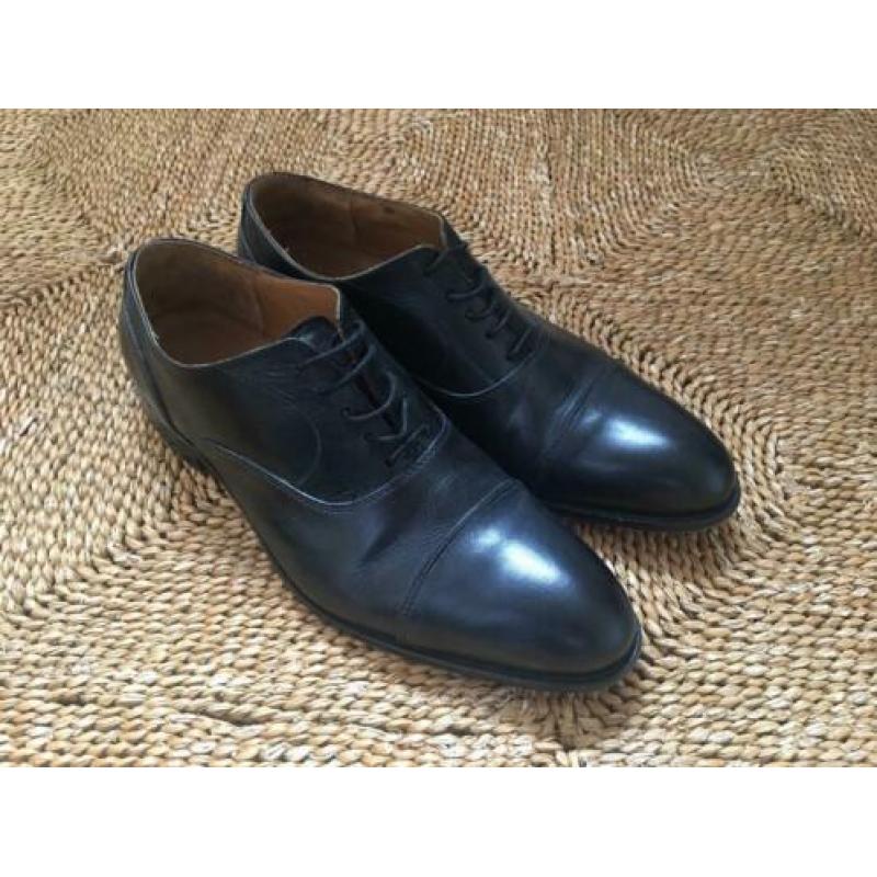 Marvin & Co leren veterschoenen oxford 46 zwart