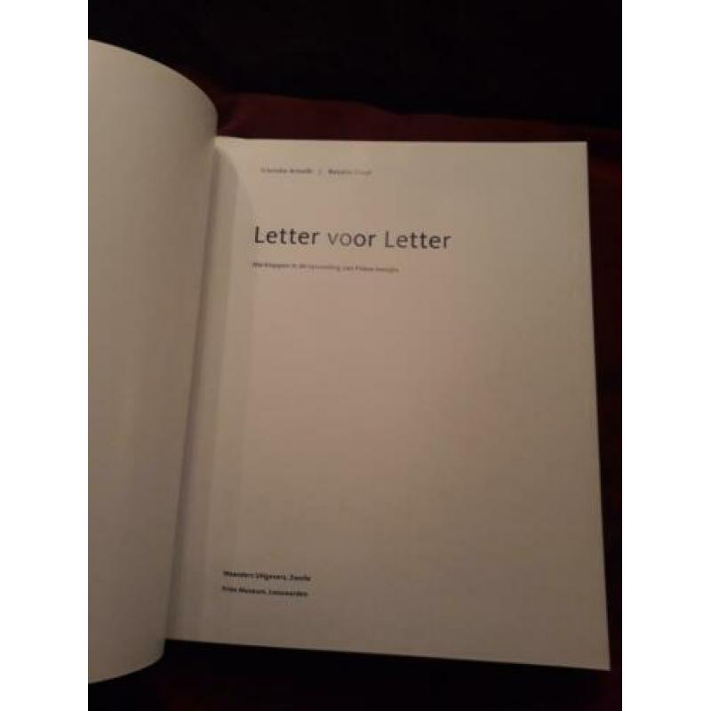 Letter voor Letter Merklappen in opvoeding Friese meisjes