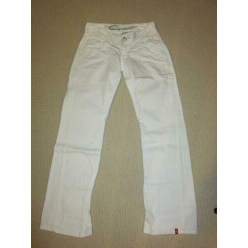 witte spijkerbroek van edc esprit, maat 34 regular
