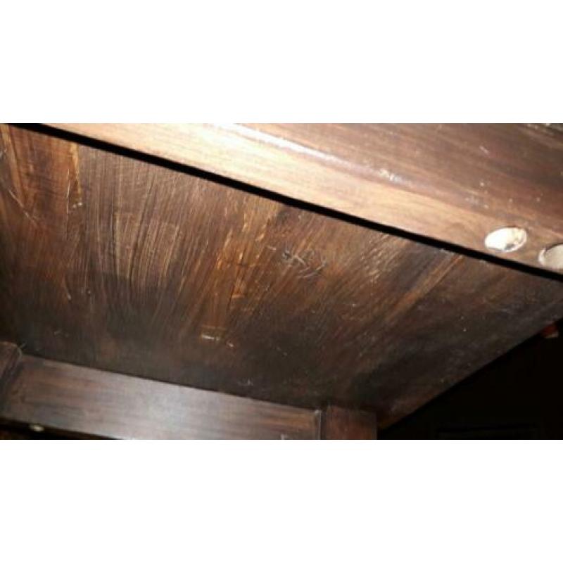 sterke salontafel 4 cm dik blad massief